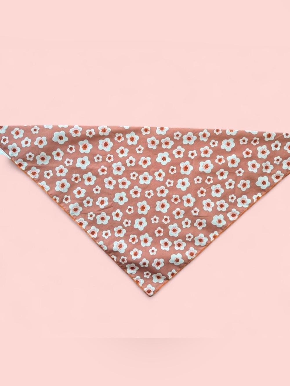 Floral Triangle Bandana Scarf - Pink Floral NWOT